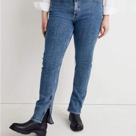 Madewell Stovepipe Jeans Slit-Hem Edition Size 25 - Picture 9 of 9